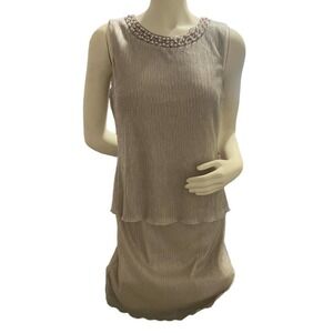 Jessica Howard Gold Dress